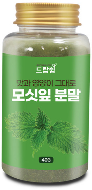 모싯잎 분말(국산) 40g(통) 모시잎 가루 선식 건강 차, 모싯잎 분말[국산] 40g[통], 1개