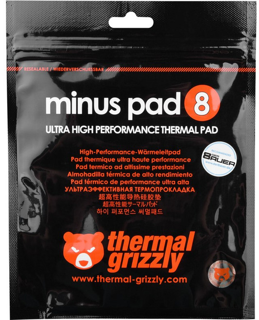 Thermal Grizzly minus pad8 30x30 (0.5mm), 1개