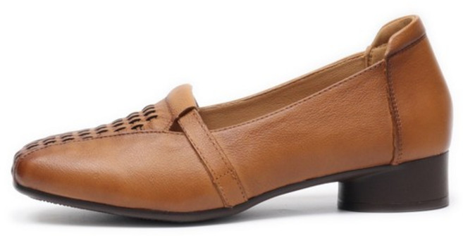 QM260251N 로메인 가죽소재 여성구두 펌프스힐 로퍼