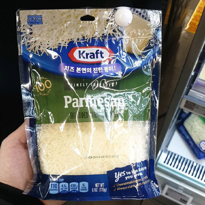 크래프트 슈레드 파마산치즈, 1개, 170g
