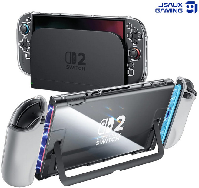 닌텐도 스위치2 케이스 JSAUX 코어쉘 풀커버 그립케이스, 1개