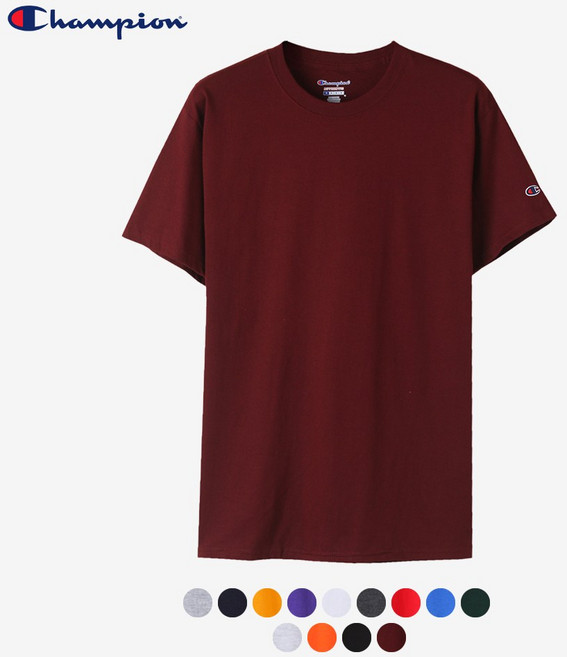 챔피온 남여공용 어덜트 숏슬리브 반팔 티셔츠 T425