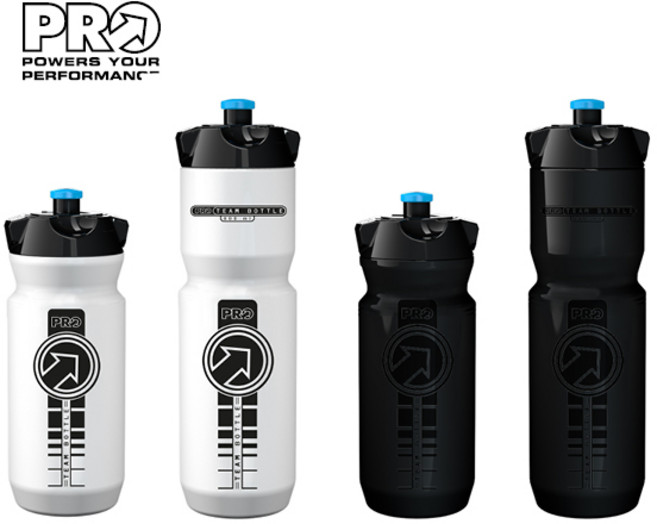 프로(PRO) 팀 물통 자전거 물병, 1개, 블랙