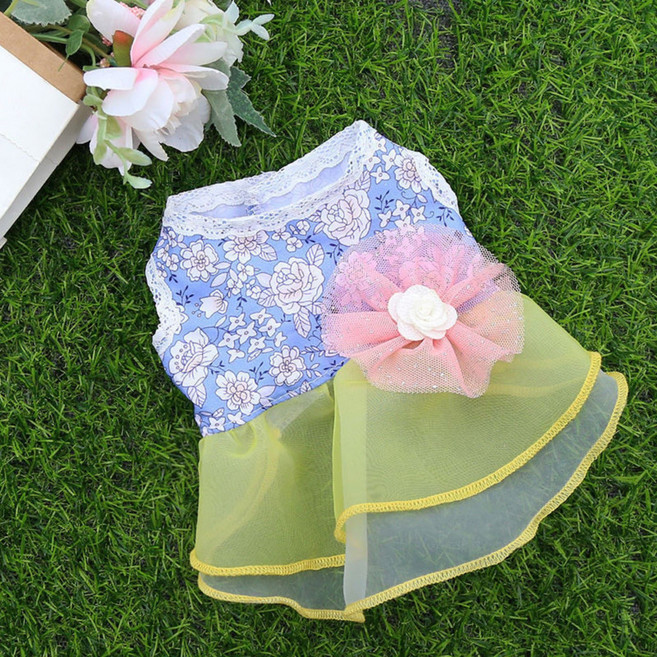 강아지 한복 고양이 설빔 원피스 코스튬 설날 옷 호랑이마켓, J, 1개