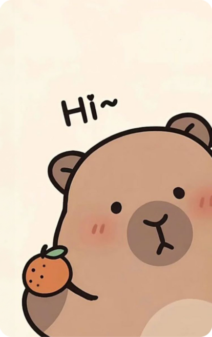 카피바라~~카피카피~귀여운 카피바라 카드스티커, 1개, 9. 하이 교통카드형