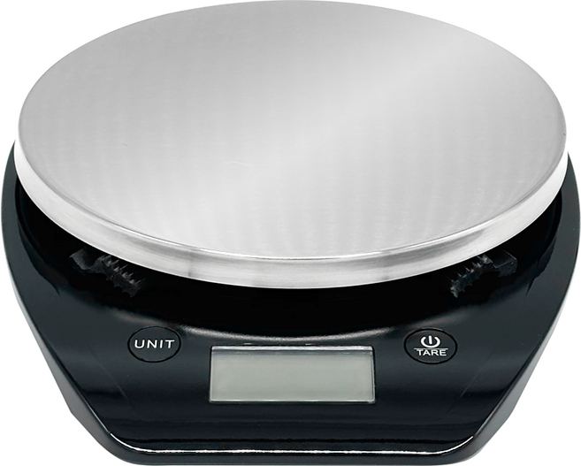 에어라파 전자저울 블랙 ADHSS0975 미용실 업소용, 1kg
