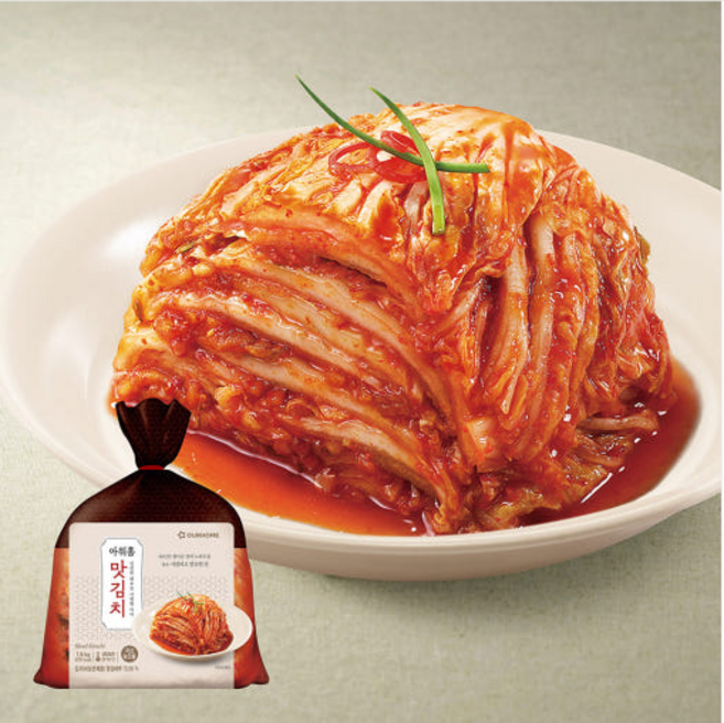 아워홈 아삭김치 맛김치 1.6kg, 1개