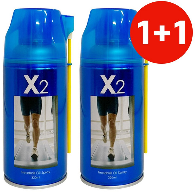 제백 1+1 런닝머신 오일 스프레이 320ml 소음 마찰 엑스2