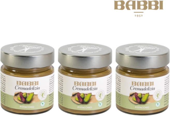 Babbi 밥비 피스타치오 스프레드 크림, 3개, 260g