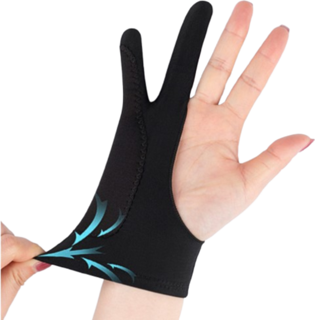 쿨그립 손땀 흡수 드로잉장갑 다한증장갑 1개