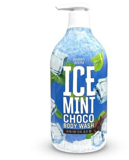 해피바스 아이스 민트 초코 쿨링 바디워시 900g, 1