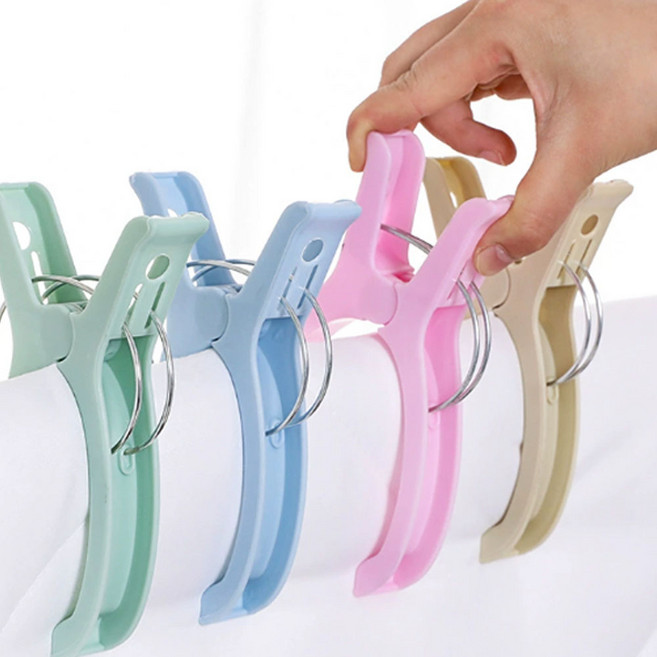 대형 빨래집게 초대형 봉 이불 집게, 10개, 핑크