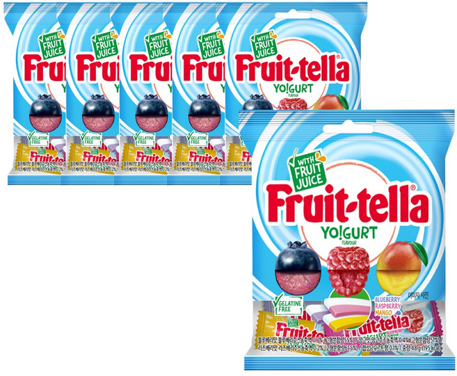 후르트텔라 요거트, 48g, 6개