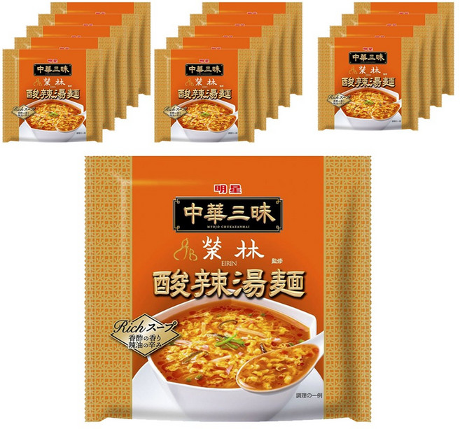 묘조 중화삼매경 에이린 산라탕면 103g, 15개