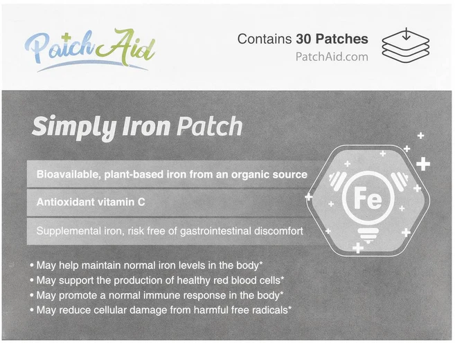 PatchAid Simply Iron 패치 30매, 1개 - 쿠팡
