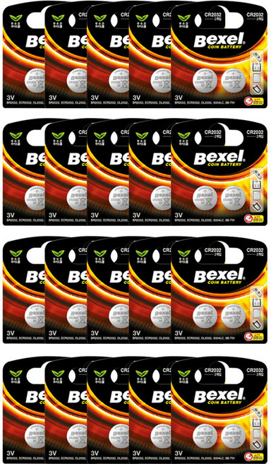 벡셀 리튬전지 CR2032 2입 X 20개, 2개입