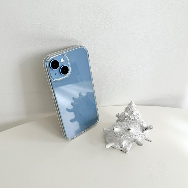 킹아이폰 에이튠 아이폰13프로맥스 변색없는 강화유리 초슬림 쌩폰느낌 투명케이스 1+1 총 2개