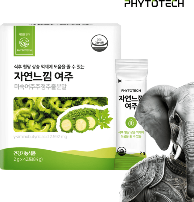 식후 혈당 상승 억제 자연느낌 여주, 1개, 84g