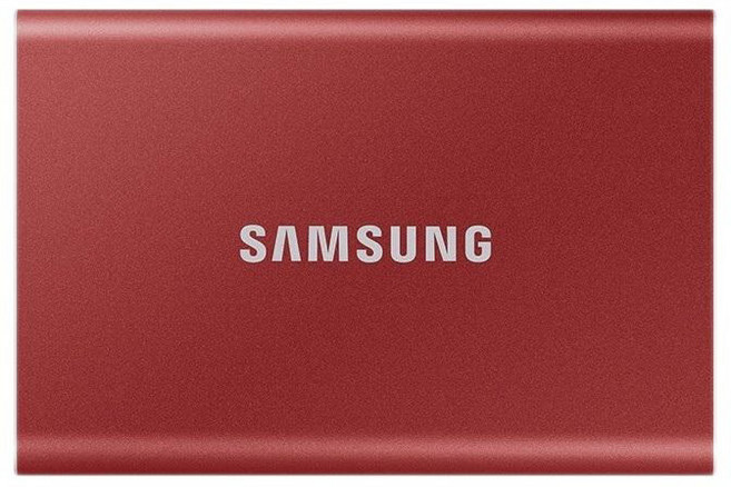 삼성전자 T7 USB 3.2 포터블 외장 SSD, 1TB, 레드