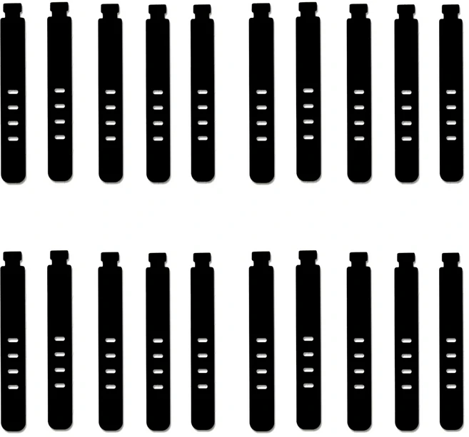 전기릴선 케이블 와인더 정리함 실리콘 이어폰 클립 코드 관리 버클 스트랩 재사용 가능한 빔 라인 4 개 2, 14 BLA20PCS