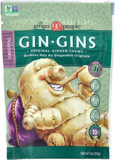 진저피플 Gin-Gin 진저 츄 오리지널 개별포장 이에 달라붙지않는 생강 간식 84g, 1개
