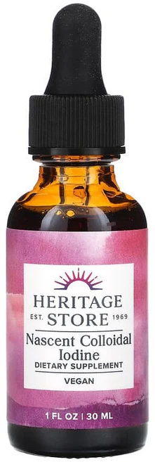 Heritage Store 초기 콜로이드 요오드 30ml(1fl oz) Store (헤리티지 스토어), 1개 - 쿠팡
