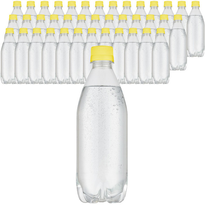 라인바싸 탄산수 레몬 무라벨 제로칼로리, 500ml, 40개