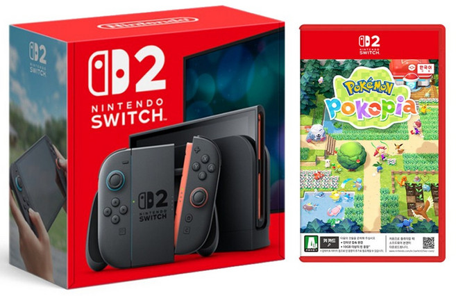 닌텐도 스위치2 (Switch2) 본체 + 포켓몬 포코피아 세트 (국내정식 발매처 한국어지원)