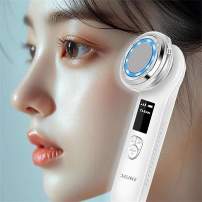 얼굴 마사지기 미세전류 갈바닉 홈케어 피부 관리기 모공 흡수 온열 에스테틱 휴대용 데일리 리프팅 부기