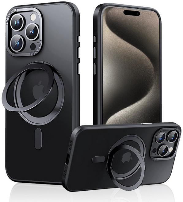 더조은셀러 맥세이프 360도 핑거링 턴 스탠딩 케이스