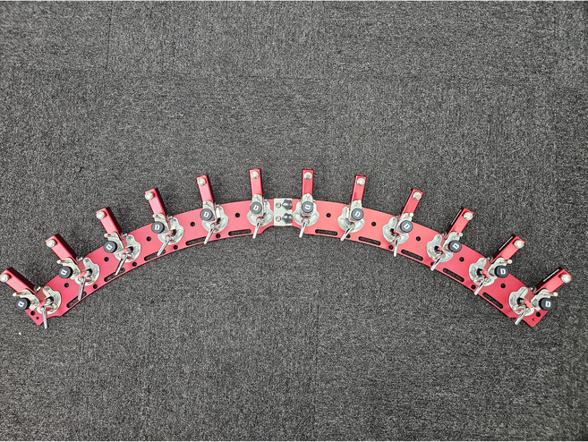 체리피시 듀벡스탑 2025 신형 자립발판2 접이식 민물 낚시좌대, 24. 받침틀12단(18mm)