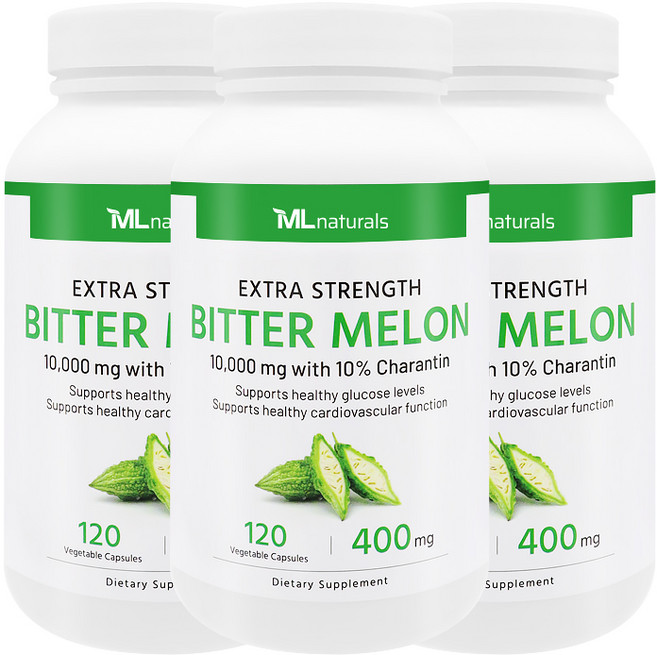 [미국빠른직구] 마이라이프 내추럴스 비터 멜론 여주, 120정, 3개