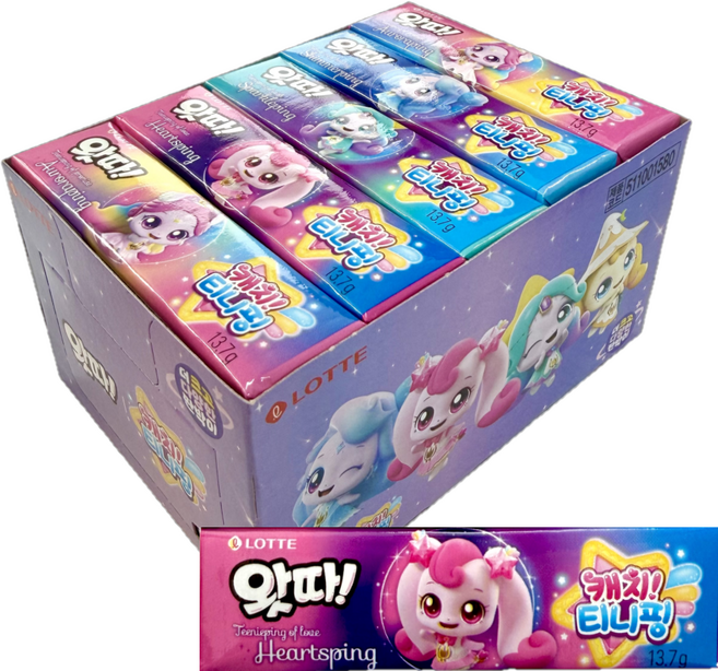 왓따판박이 캐치티니핑, 25개, 13.7g