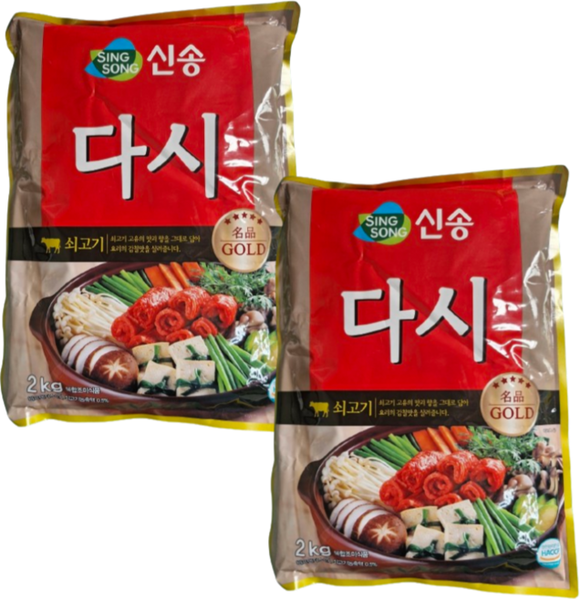 신송 다시 1kg 2kg 쇠고기 업소용 대용량, 1개