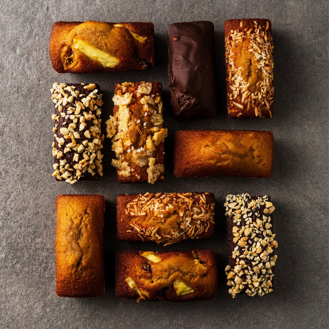 순수 천연버터 버터공방 휘낭시에 (1상자x12입) 수제 디저트 빵 선물세트 답례품, 휘낭시에 4종 혼합, 1박스, 480g