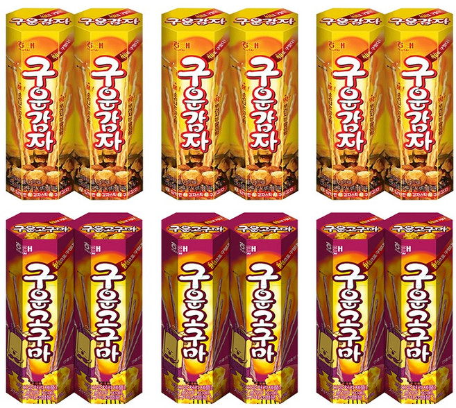 구운감자 24g 2번들 + 구운고구마 24g 2번들 3개씩(총6개), 1개, 288g