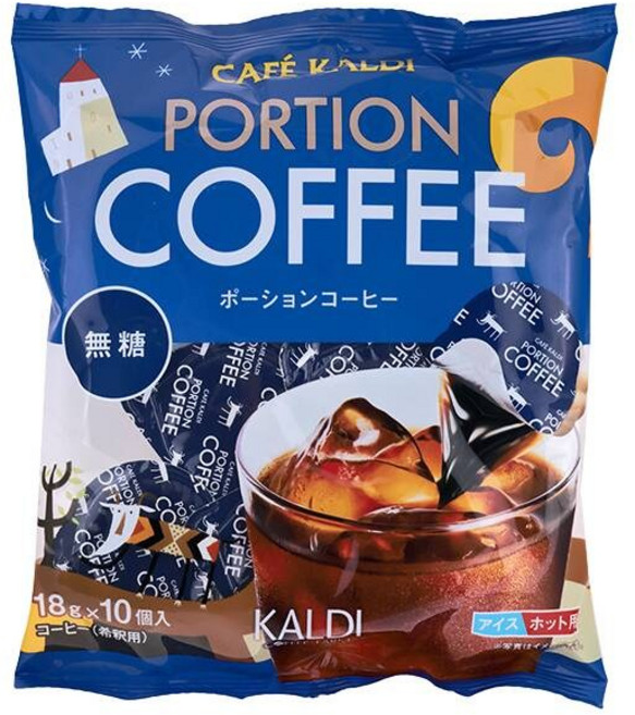 칼디 커피 포션 아이스 커피 언스위트 18g x10개입, 10개입, 3개