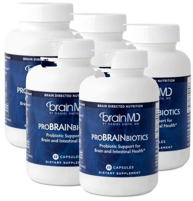 브레인엠디 프로브레인바이오틱스 30억 CFU 캡슐 BRAINMD ProBRAINbiotics, 5개, 60정 - 쿠팡
