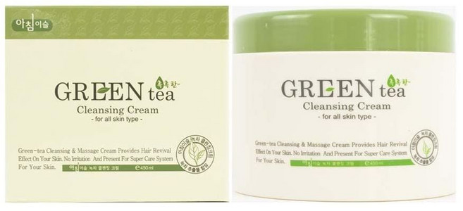 아침이슬 녹차 클렌징 크림 450ml chl+4953Tu, 1