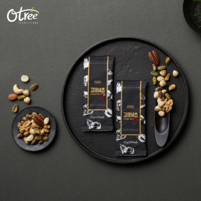오트리 고메넛츠2 총200봉 (순수견과 7종 봉당 27g) + 쇼핑백, 200개