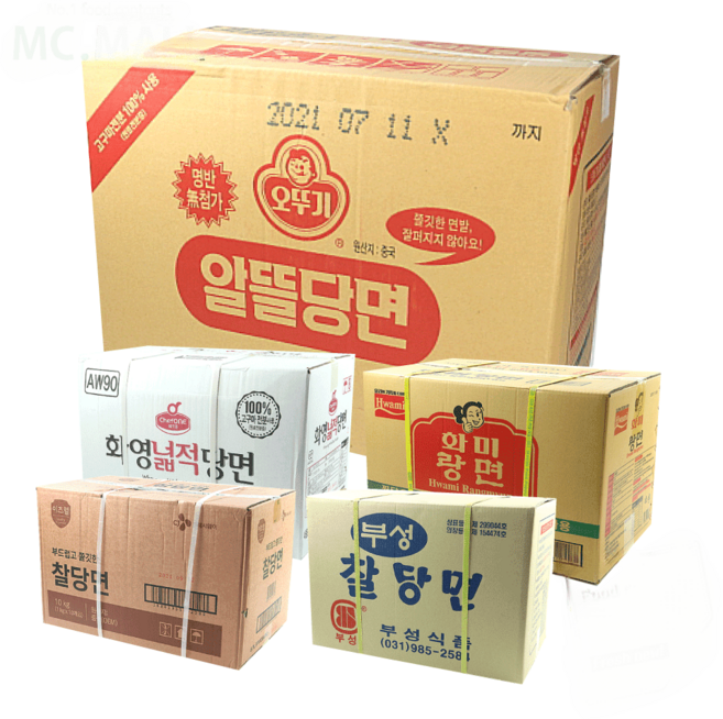 오뚜기 알뜰당면 화미 찰당면 콴펀 넙적 납작 중화당면 14KG, 1개, 1) 오뚜기 알뜰당면 14KG