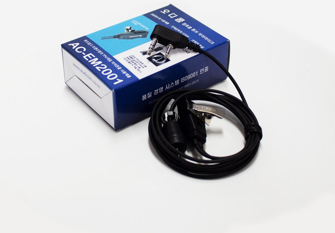 오디콤 티웨이 T-2 E타입 경호용 이어마이크 이어폰 리시버 인이어, 1개