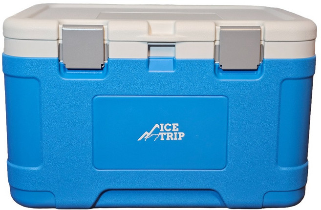 대용량 아이스박스 캠핑/차박/낚시용 고성능 쿨러박스, 블루, 50L