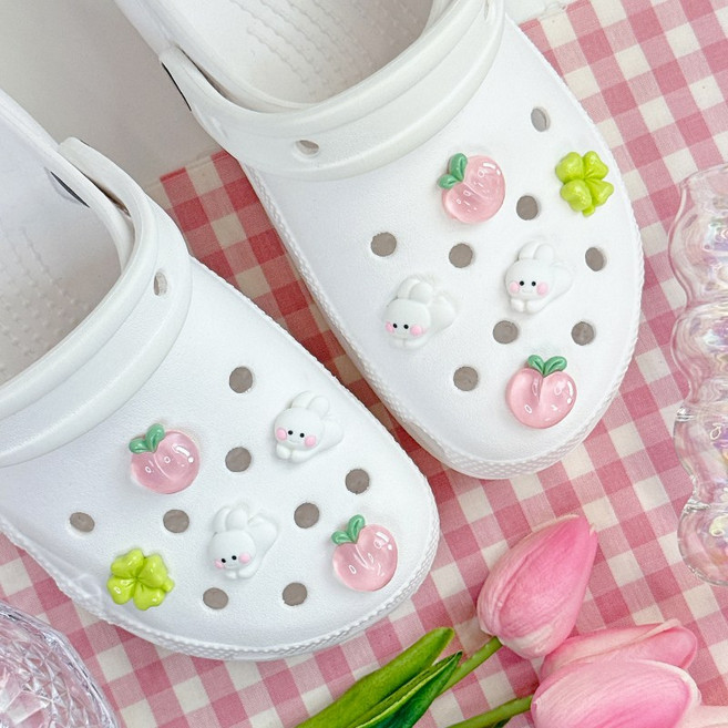 퍼니펀 토끼 복숭아 파츠 세트 10P