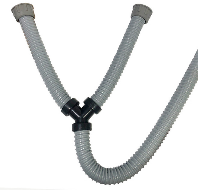 Y자형 싱크대 삼정 씽크대 (Y자형 배수호스) Y자 교체용 배수구 교체 보수 씽크대 배관, 1개