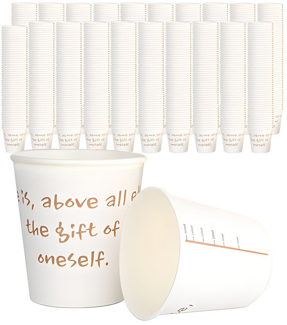 서연 계량 눈금 종이컵 175ml, 1000개입, 1세트