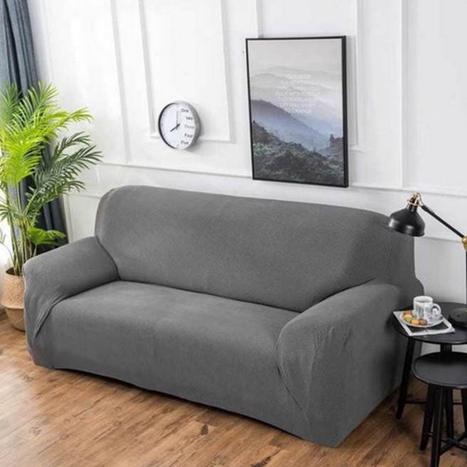 2인용 쇼파 커버 극세사 소프트 밴딩 2인용 소파 패드 거실