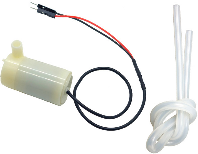 DC 3~6V 수중 워터펌프 점퍼선형 호스 1M 포함