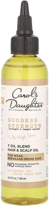 Carol's Daughter 가디스 강도 힘 및 길이 시스템 7가지 오일 혼합물 모발 및 두피 오일 125ml(4.2fl oz), CarolsDaughter가디스강도힘및길이시스템7가지오, 1개, 125ml - 쿠팡