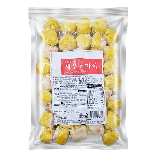 세미원 새우쇼마이 1kg, 6개